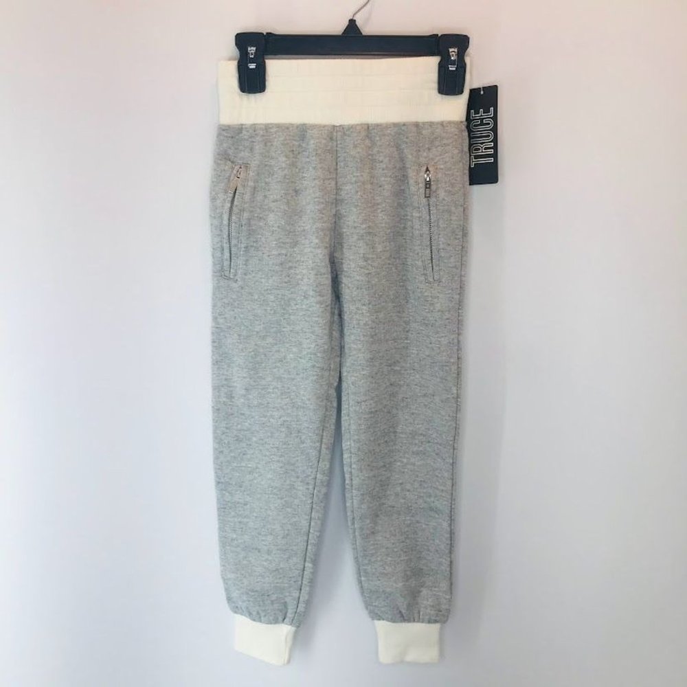 Truce Gray Heather Pants, Girls size 8 Joggers
